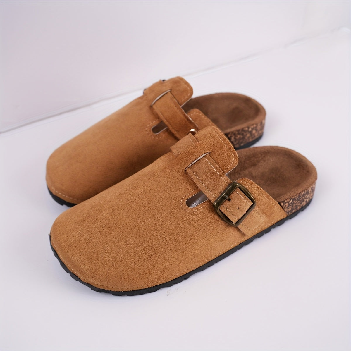 Men's & Women's Slip-On Casual Shoes - Brown Lightweight Breathable Fabric