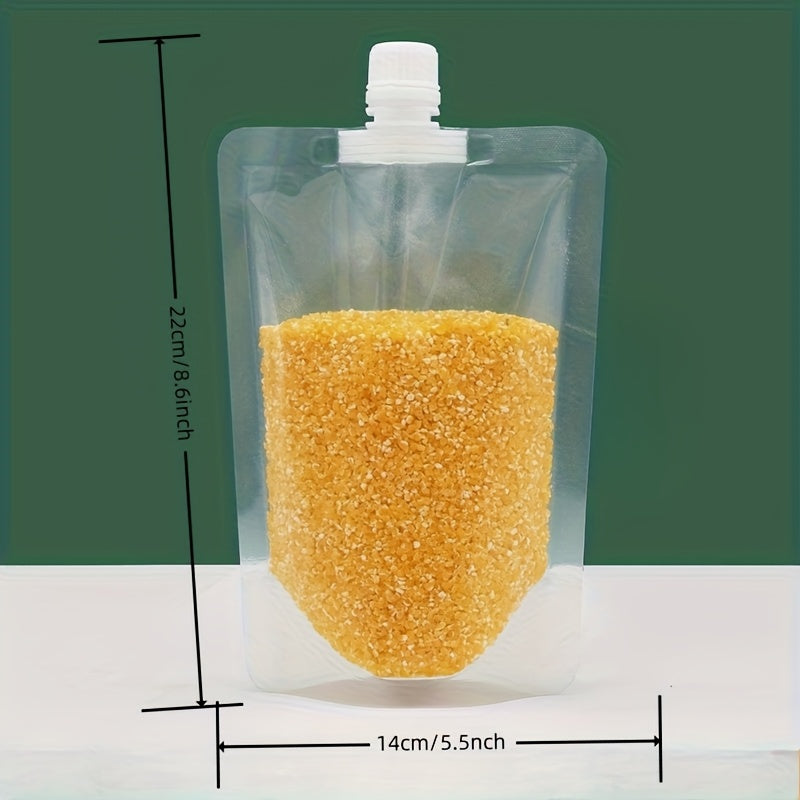 Bolsa de almacenamiento de grano transparente y reforzada a prueba de humedad