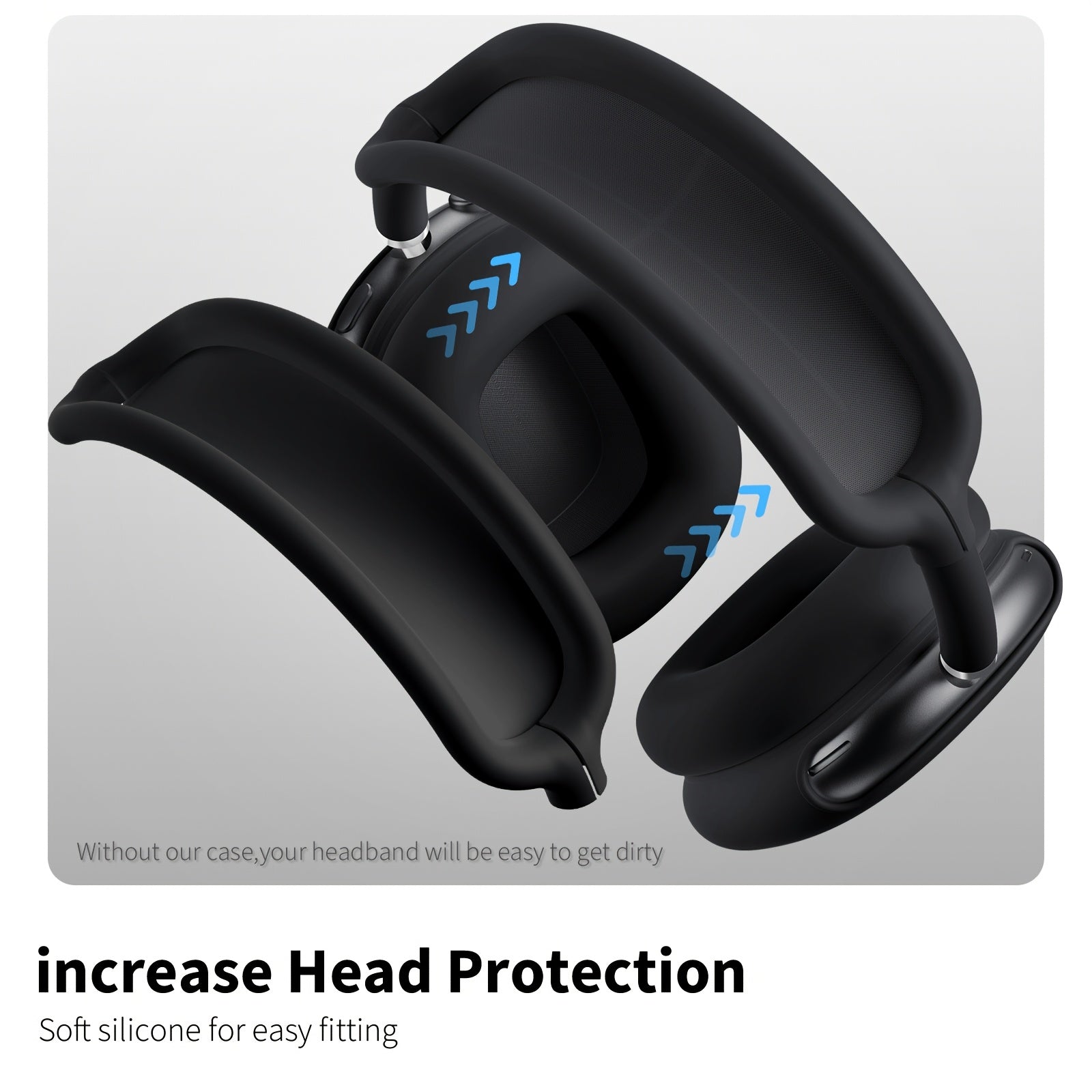 Fundas de silicona para auriculares AirPods Max antirayaduras, a prueba de polvo y golpes, en varios colores