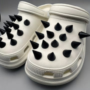 10pcs Punk Style Shoe Charms Set PVC Decorations for Boots Jewelry Watches