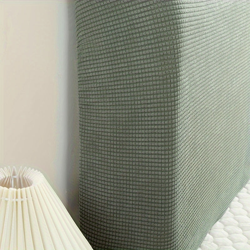 Machine Washable Polyester Fiber Fill Headboard Cover with Macaron-Inspired Corn Texture