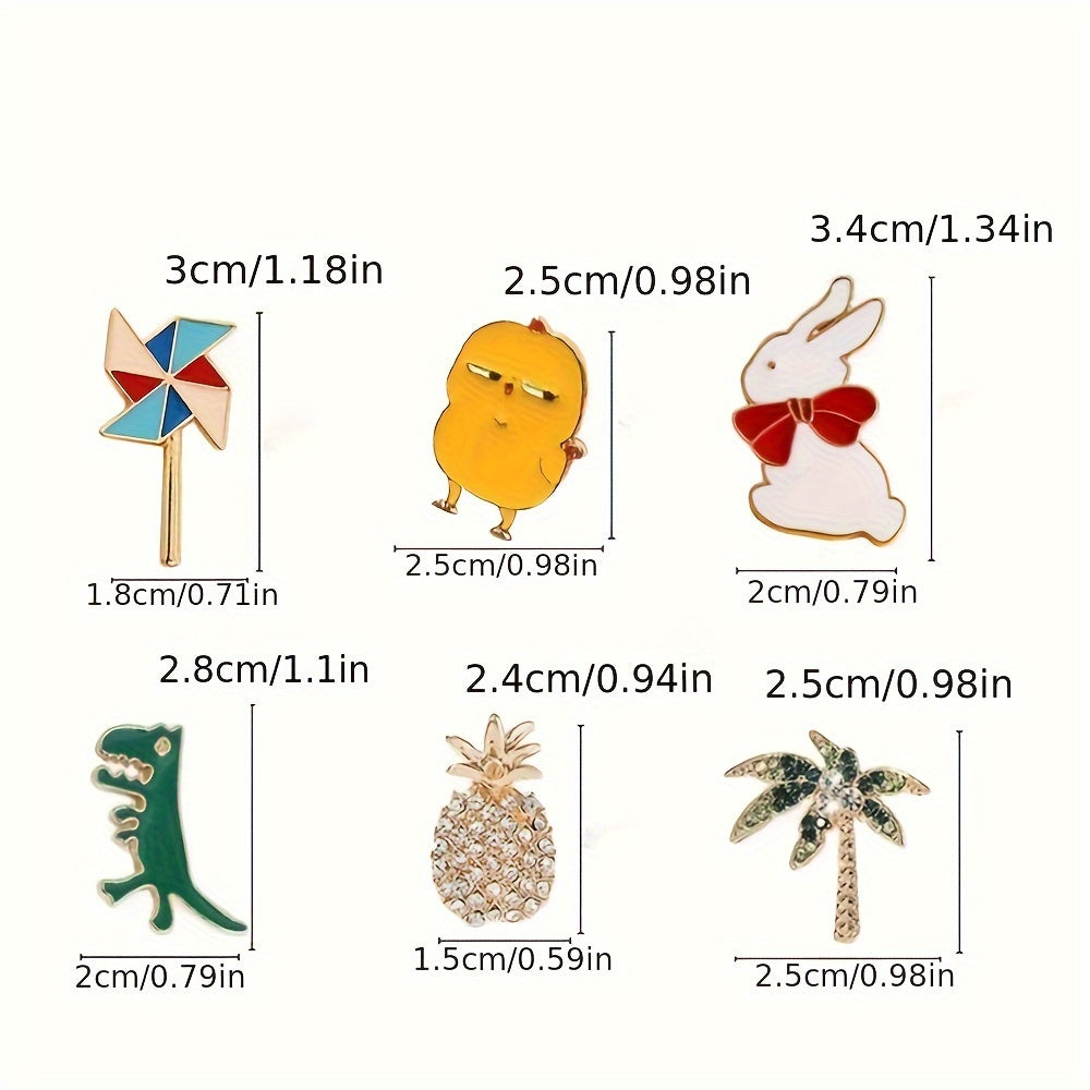 YWLI brosh pinlar to'plami, turli xil qiziqarli qotishma metall dizaynlarida, 10, 20, 30 yoki 50 dona mavjud. Ushbu novator pinlar notekis shakllarga ega va minimalist yopishqoq orqa qismga ega bo'lib, ayollar uchun zamonaviy aksessuar hisoblanadi.