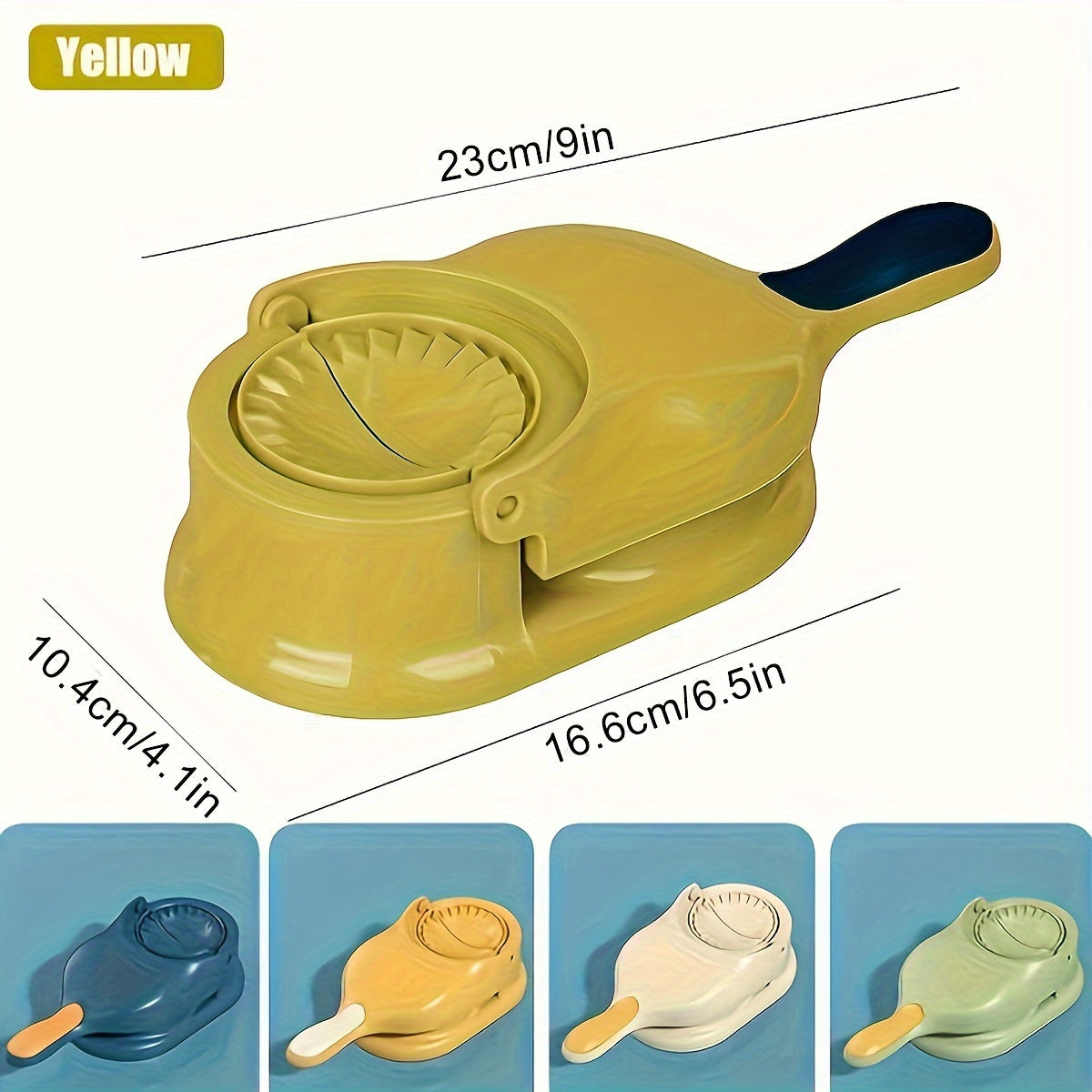 Manual Dough Press for Dumplings and Tortillas, Non-Stick, Easy to Use