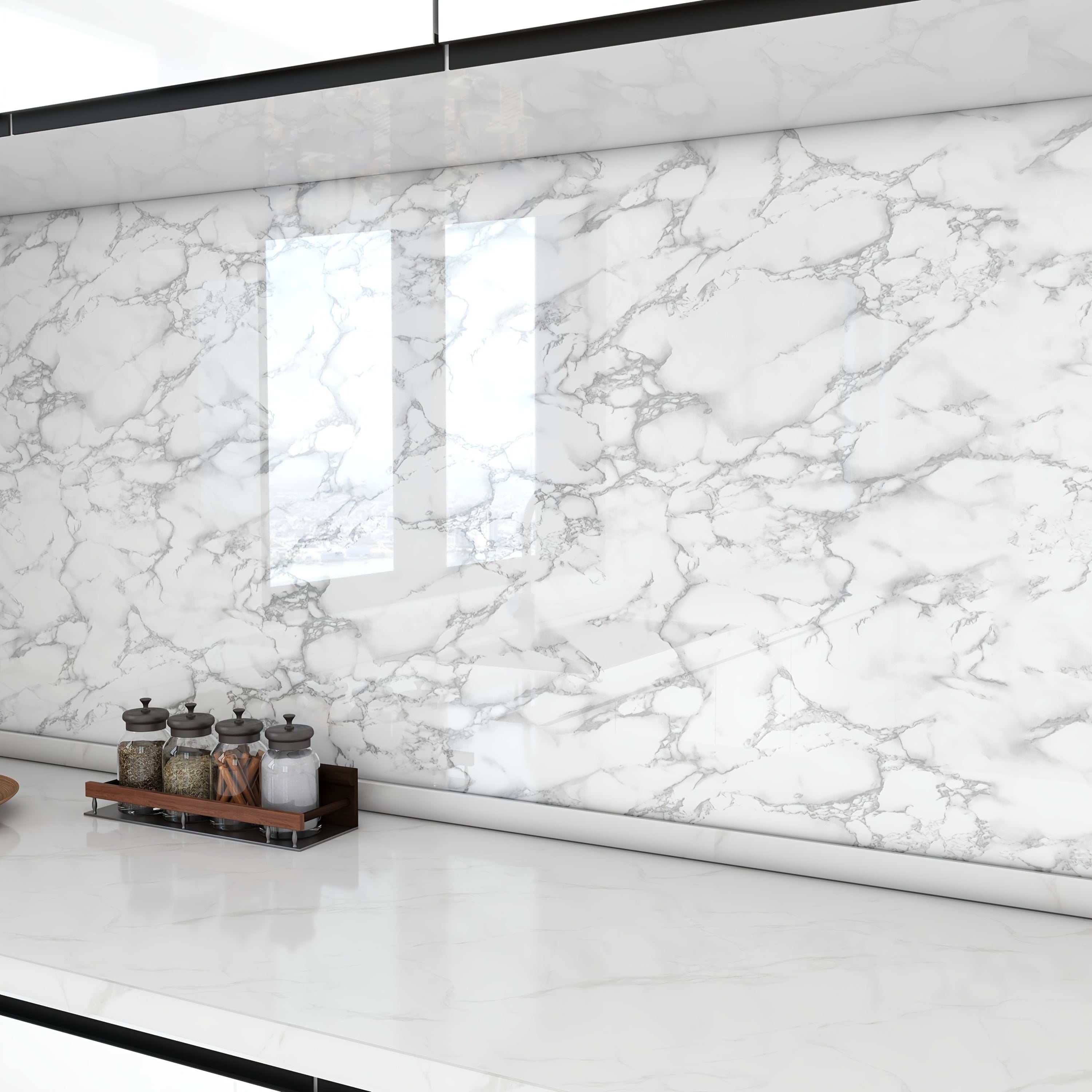 Kitchen Wall Protector Stickers Waterproof Fireproof High-Temperature Resistant for Stove