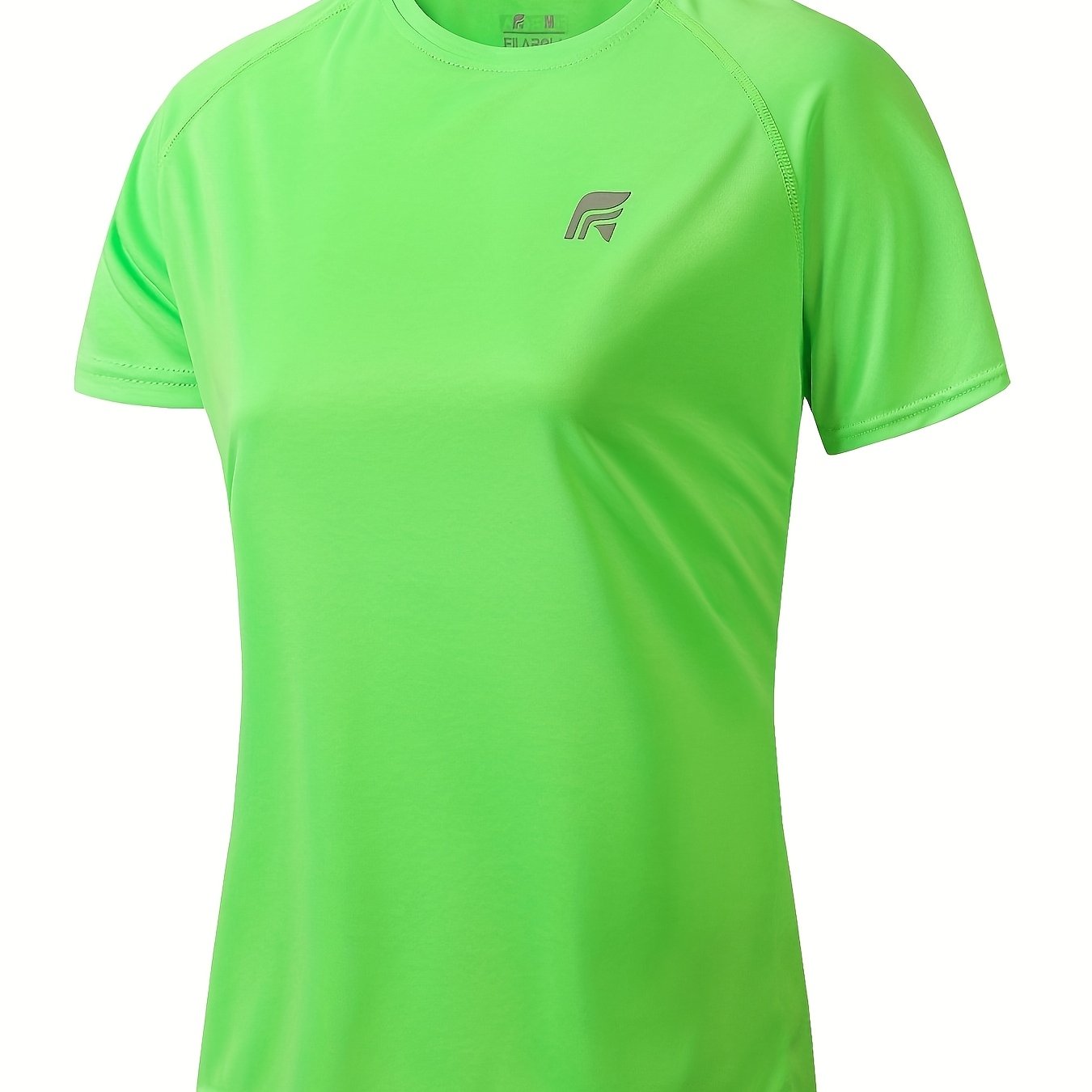 Women's Quick Dry Short Sleeve T-Shirt for Summer Outdoor Activities Polyester Solid Color