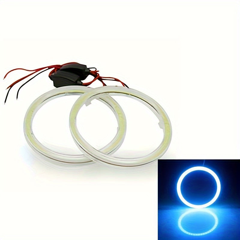 2pcs 70mm Car Motorcycle Angel Eyes LED Halo Ring Lights Decorative Lights