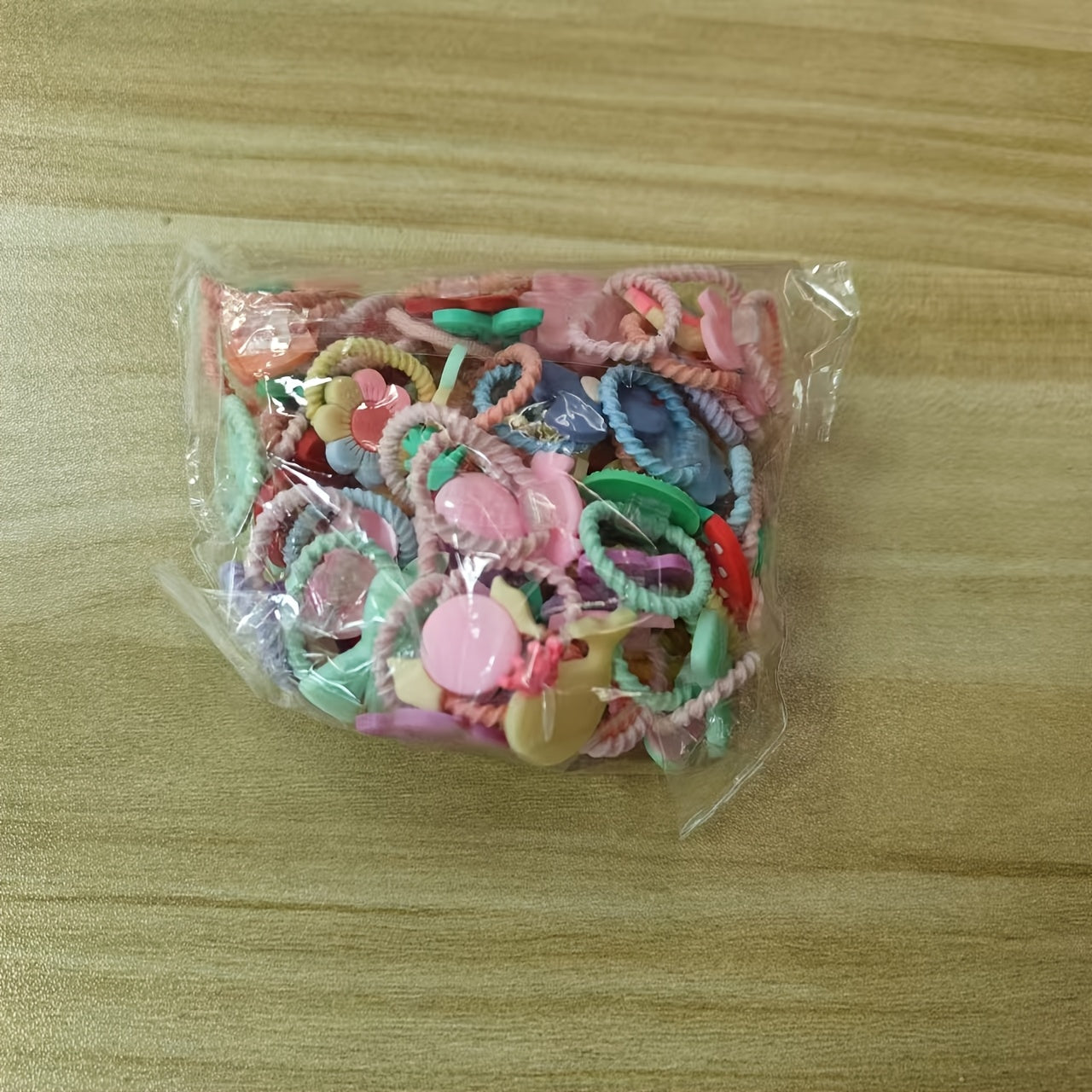 Набор ободков для девочек 40/50/60 штук, мультяшные животные, цветы, фрукты, украшения, праздничный подарок