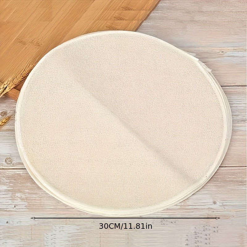 Round steamer mat for buns and bread reusable non-stick liner for steaming