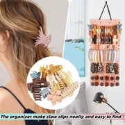 Organizador orgánico de accesorios para cabello de bambú para pinzas, diademas y gafas