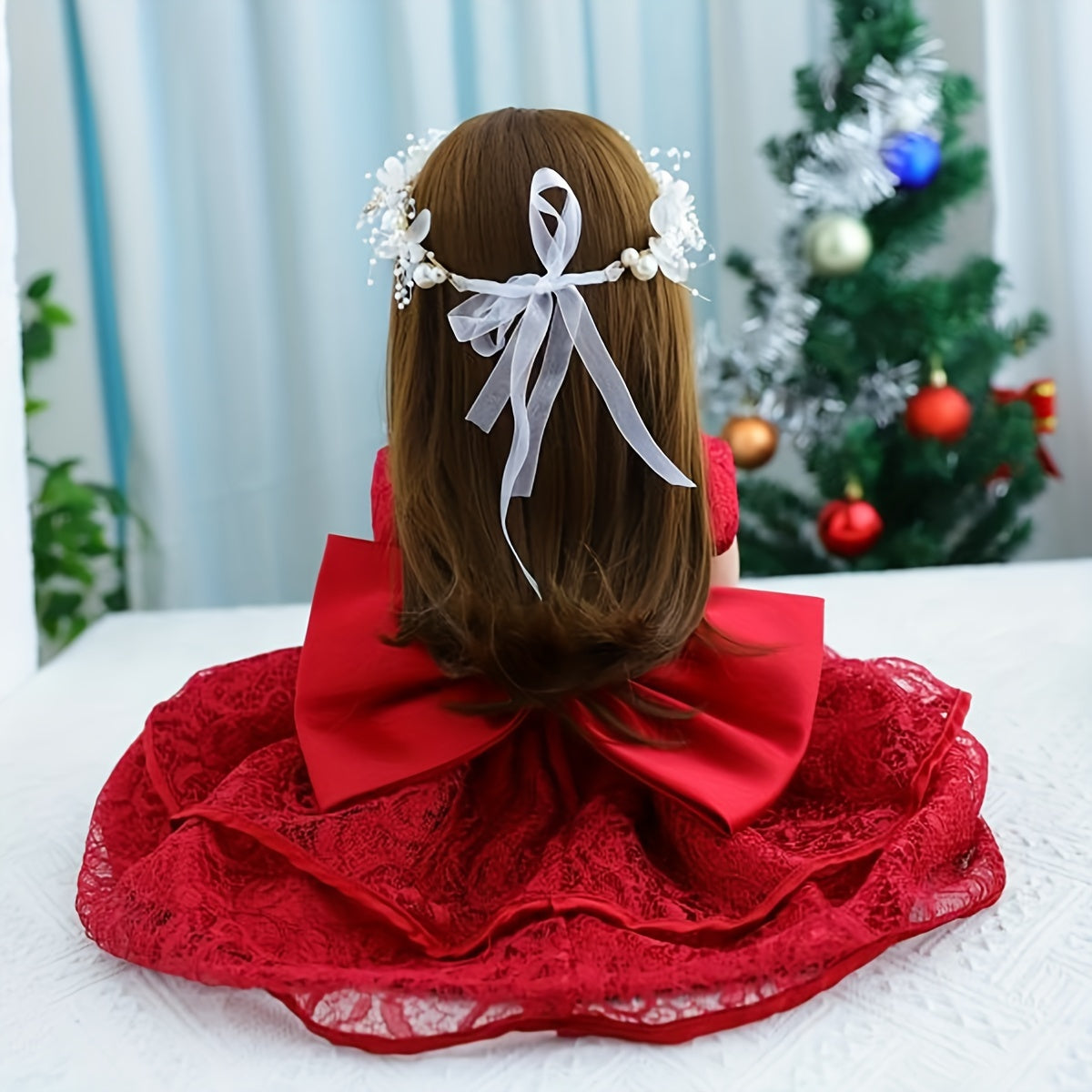 22 dyuymli silikon qiz bolalar kukli, ijodiy o'yin va kiyinish uchun, Rojdestvo va Xellouin uchun bolalar o'yinchoqlari