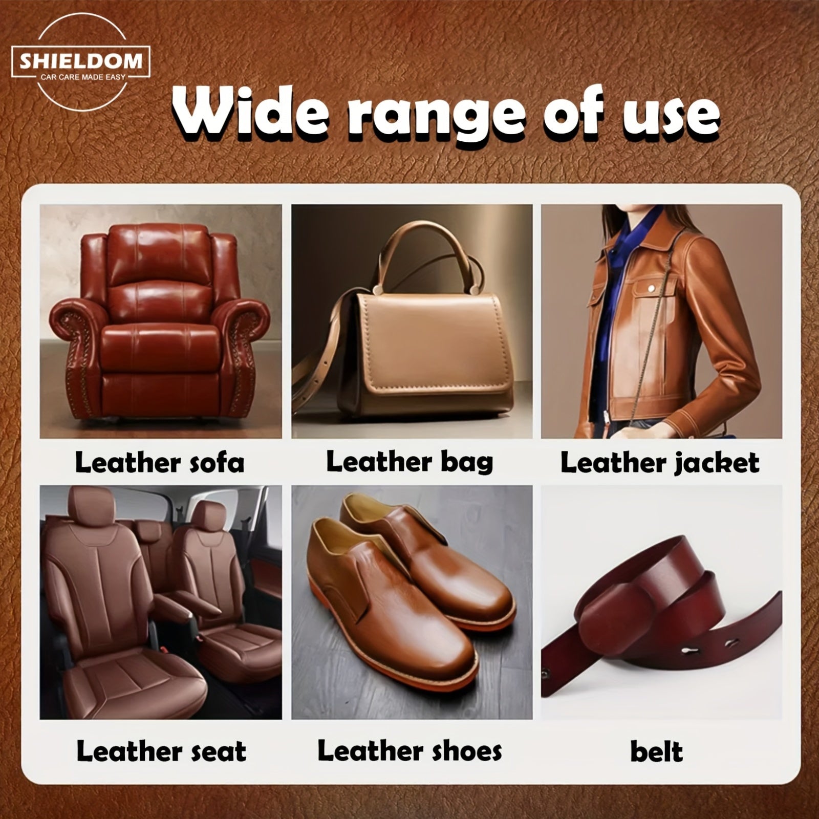 Toallitas de cuidado del cuero para asientos de coche y muebles, protector de cuero, 40 toallitas