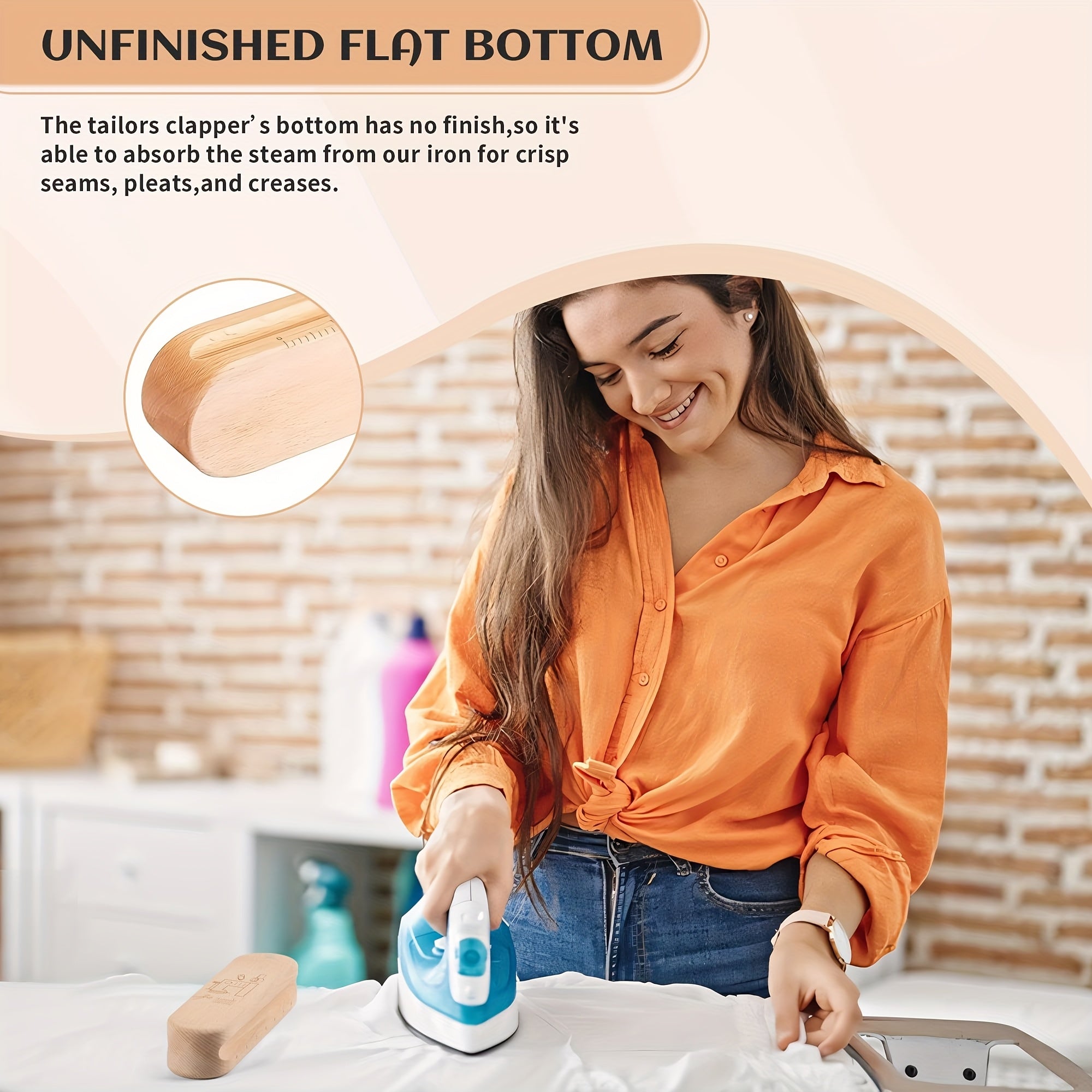 Madera sastre de batuta con cojín de alfileres magnético para costura y quilting