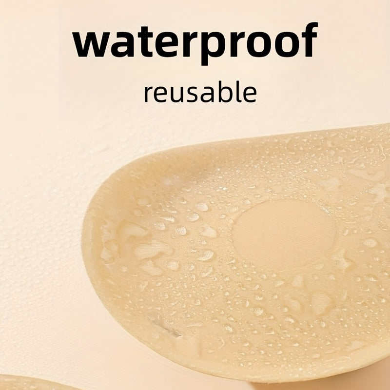 Reusable Self-Adhesive Nipple Covers for Women Solid Color Bra Accessories