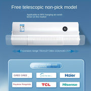 Extendable Air Conditioner Deflector 70-110cm Adjustable Vent Shield Plastic