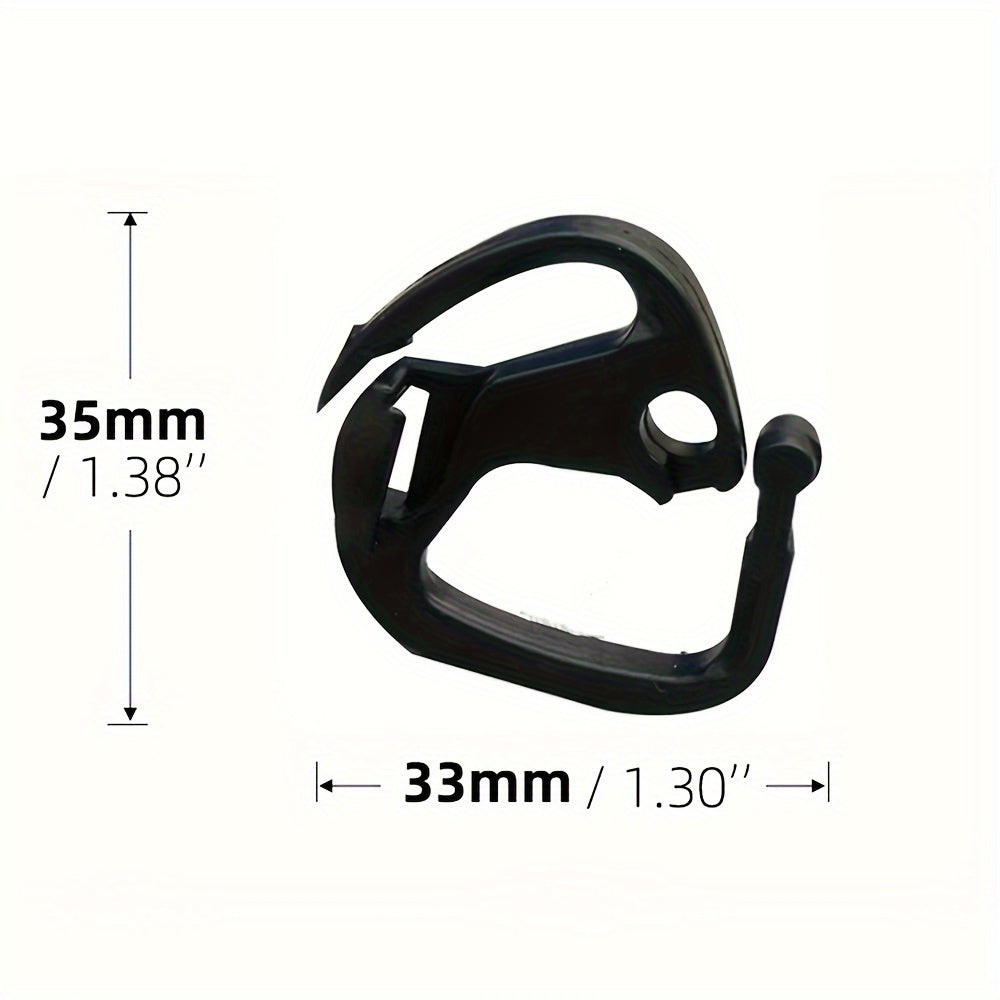 30 Shade Net Clips for Greenhouse and Outdoor Sunshade Fastening Black Plastic Set of 30