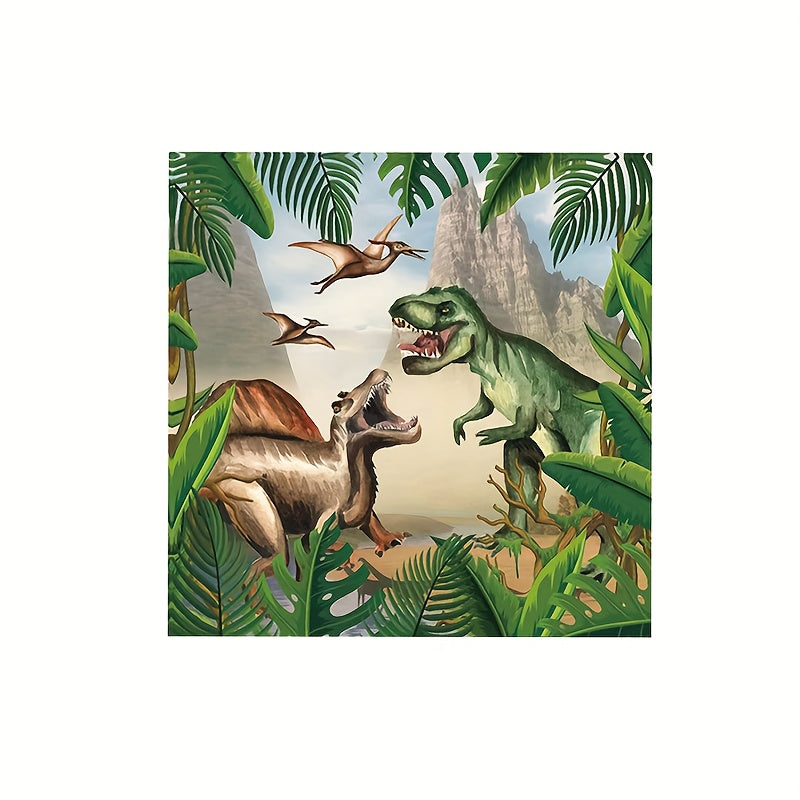 Dinosaur Party Supplies Set 80 Plates Cups Napkins for Kids Birthday Picnics