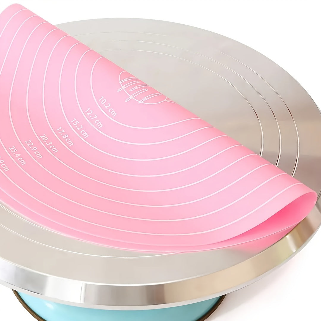 Silicone Pastry Mat Non-Stick Heat-Resistant Baking Mat for Cake Decorating