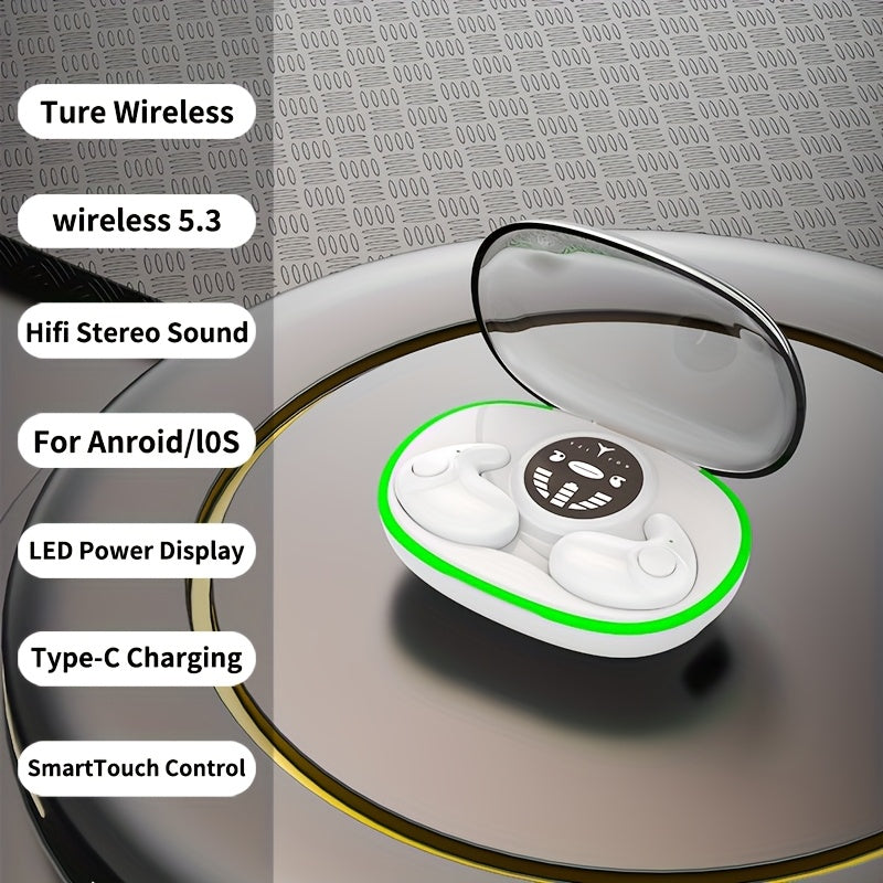Auriculares inalámbricos ultrafinos con control táctil y sonido de alta fidelidad para adultos
