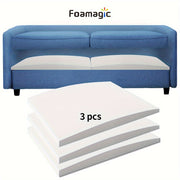 Foam Cushion 50.8cm x 50.8cm for Couch and Chair White High-Density Support