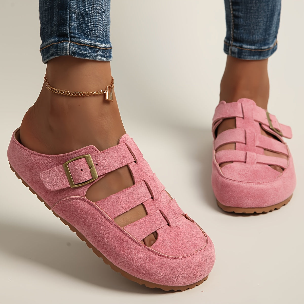 Women's Breathable Roman Shoes Open-Toe Platform with Adjustable Straps