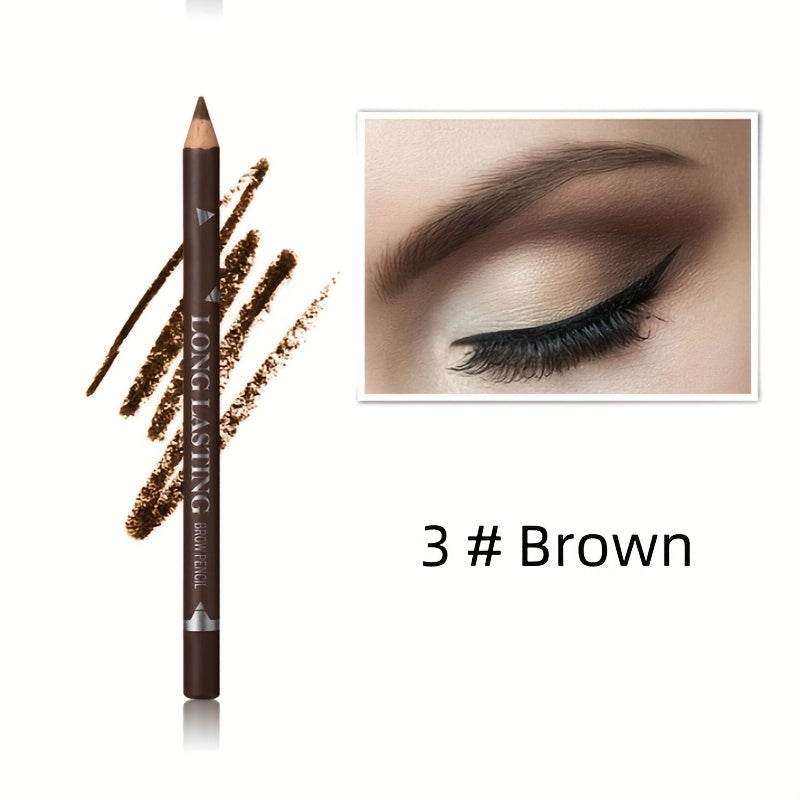 Waterproof Eyebrow Pencil for All Skin Types Long-Lasting Smudge-Proof