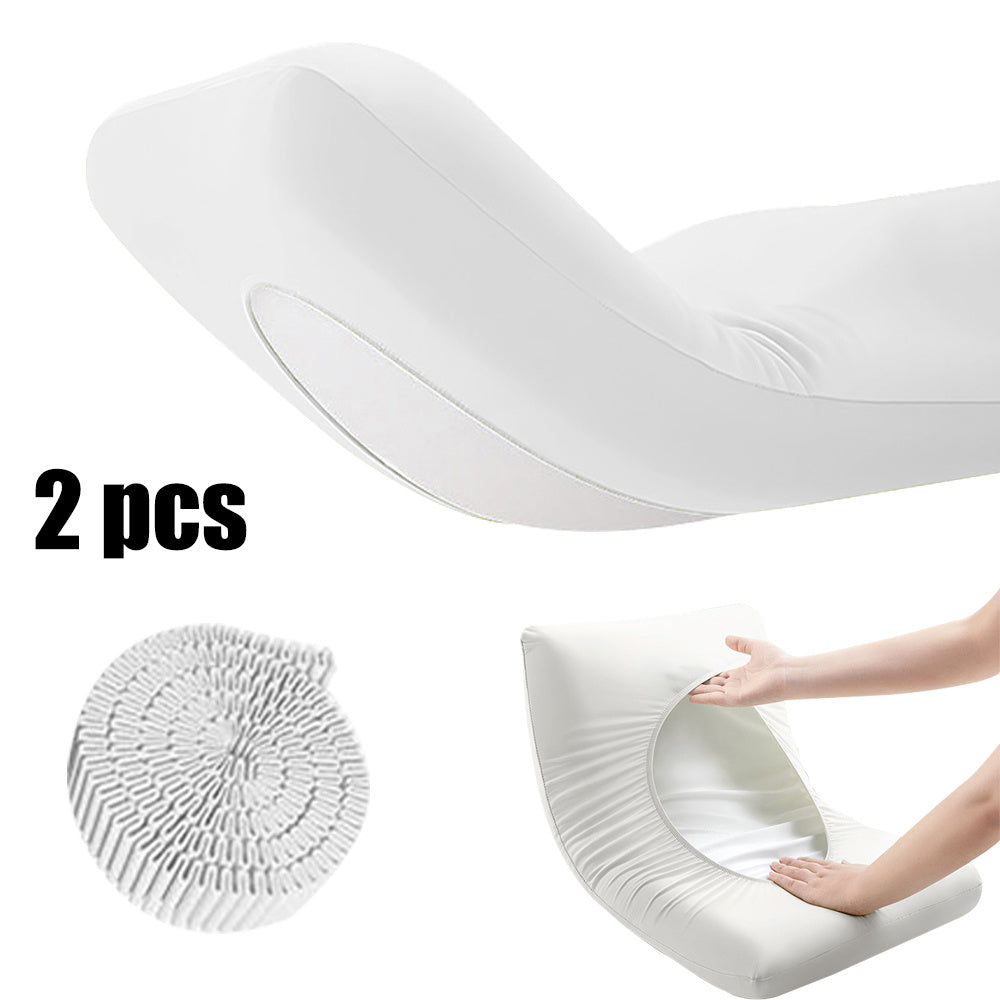 Disposable Pillowcases Set of 2 Light Purple Breathable Non-Woven 80cm x 50cm