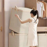 Foldable Storage Bag Waterproof Soft Fabric with Wide Handles for Clothing Bedding Toys