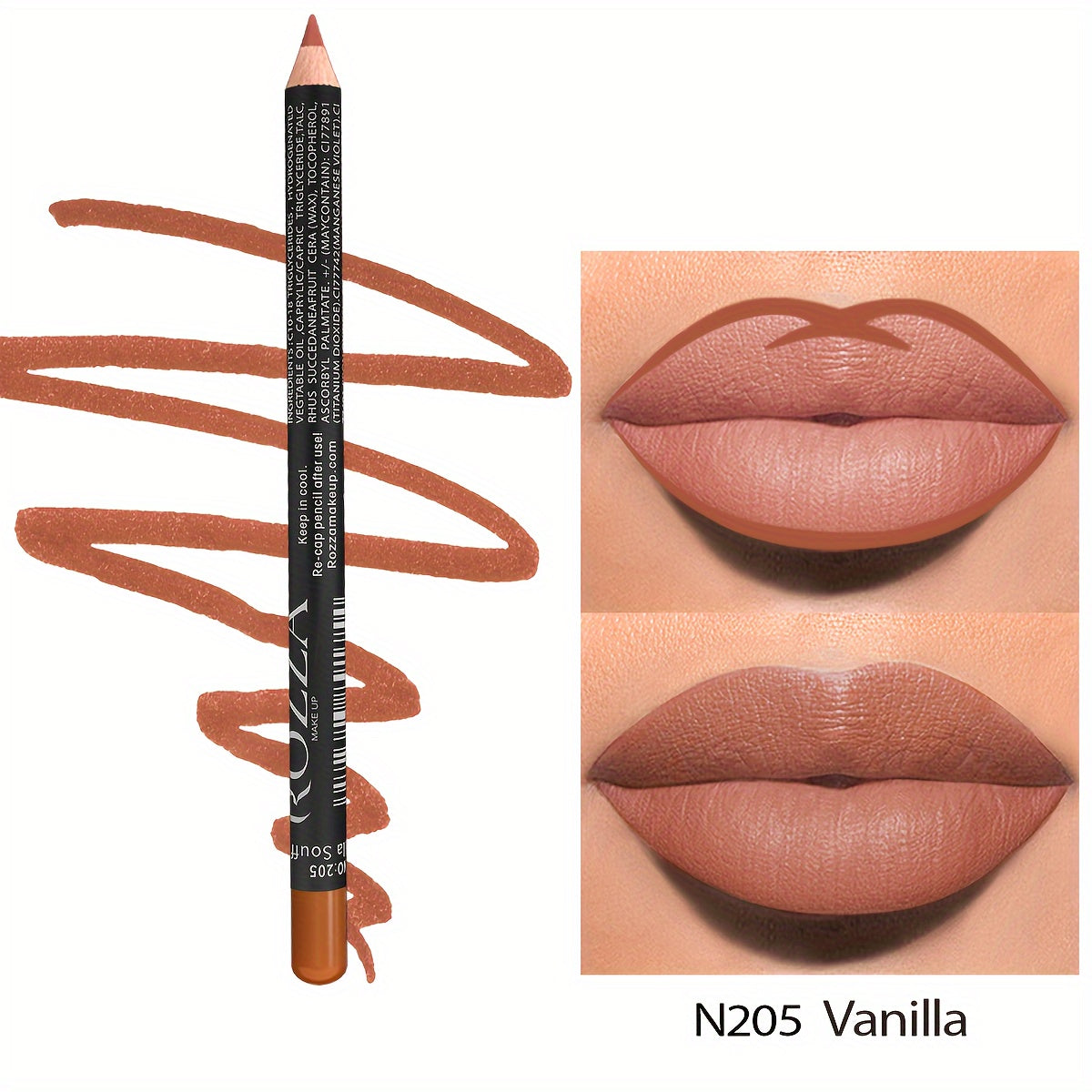 Женский матовый водостойкий карандаш для губ из бархата, стойкий, красно-коричневый