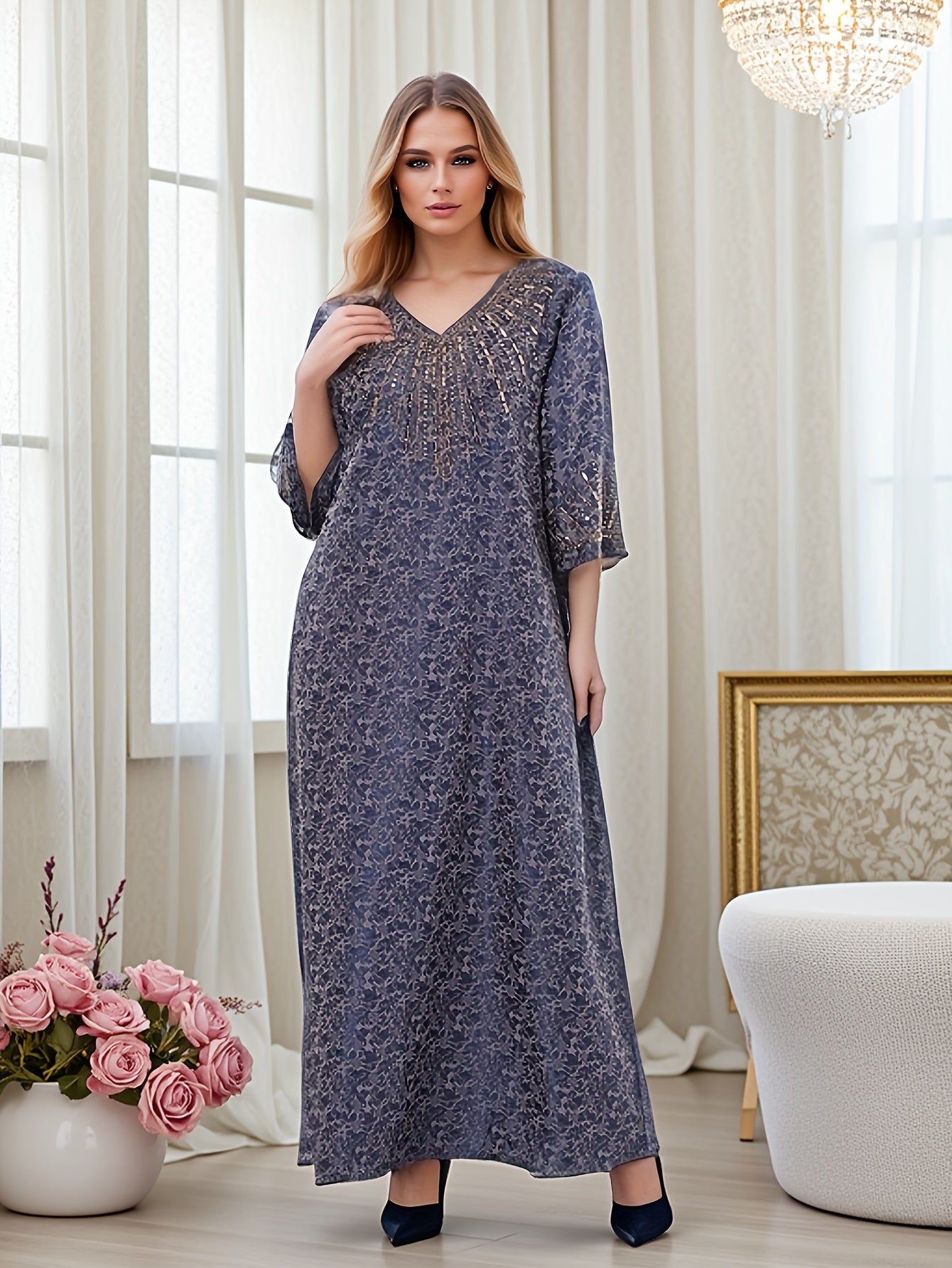 Plus o'lcham erkin fit turk kaftan kiyi nafas oladigan yengil uzun qolli kundalik