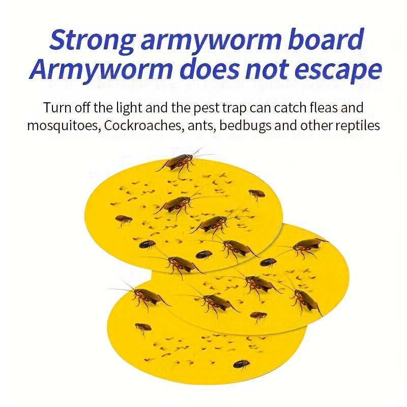 Flea Trap Refill Discs Sticky Glue Boards for Indoor Insect Control