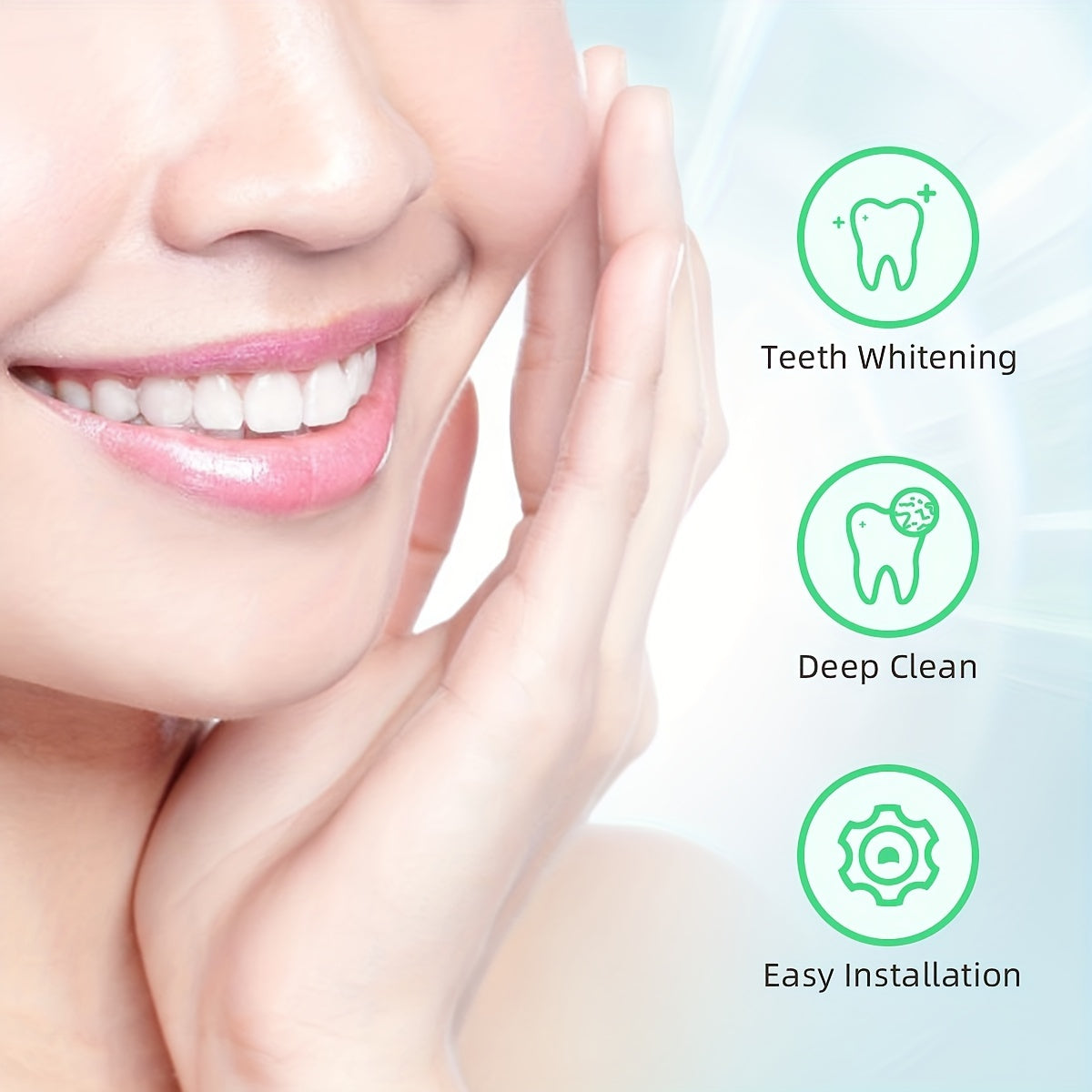 cabezales de cepillos de dientes de repuesto para cepillos de dientes eléctricos, compatibles, blanco