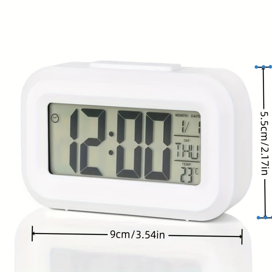 Digital Luminous Office Alarm Clock with Calendar Timer and Temperature