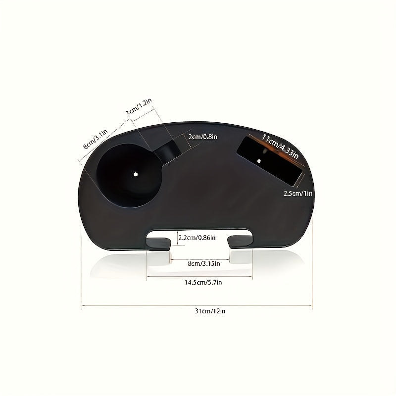 Outdoor Chair Tray Accessories Set with Cup Holder and Adjustable Design