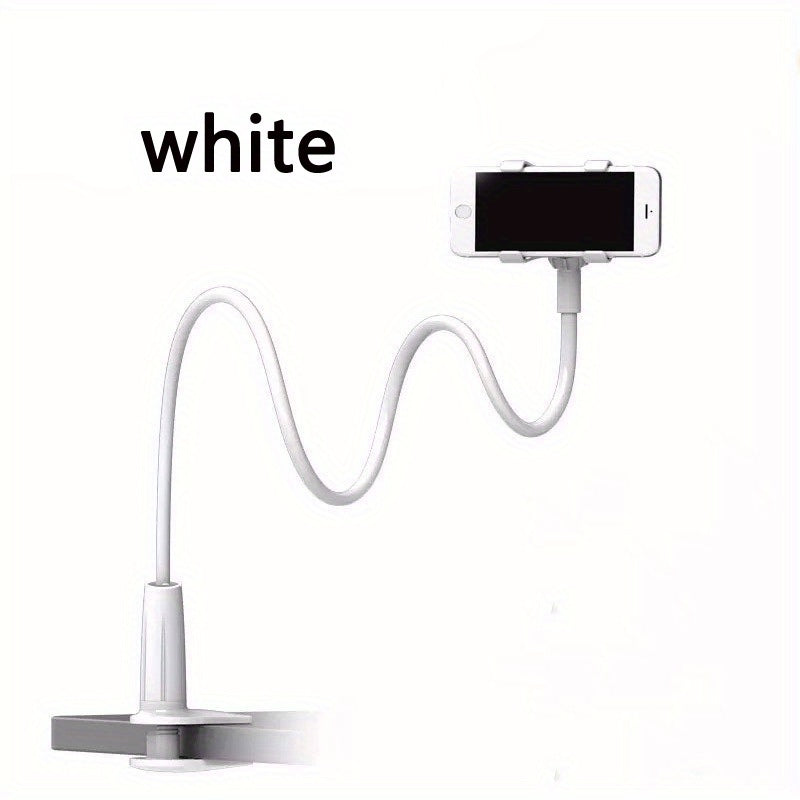 Flexible Gooseneck Phone Holder 75cm with 360° Clamp for Bed Desk All Smartphones