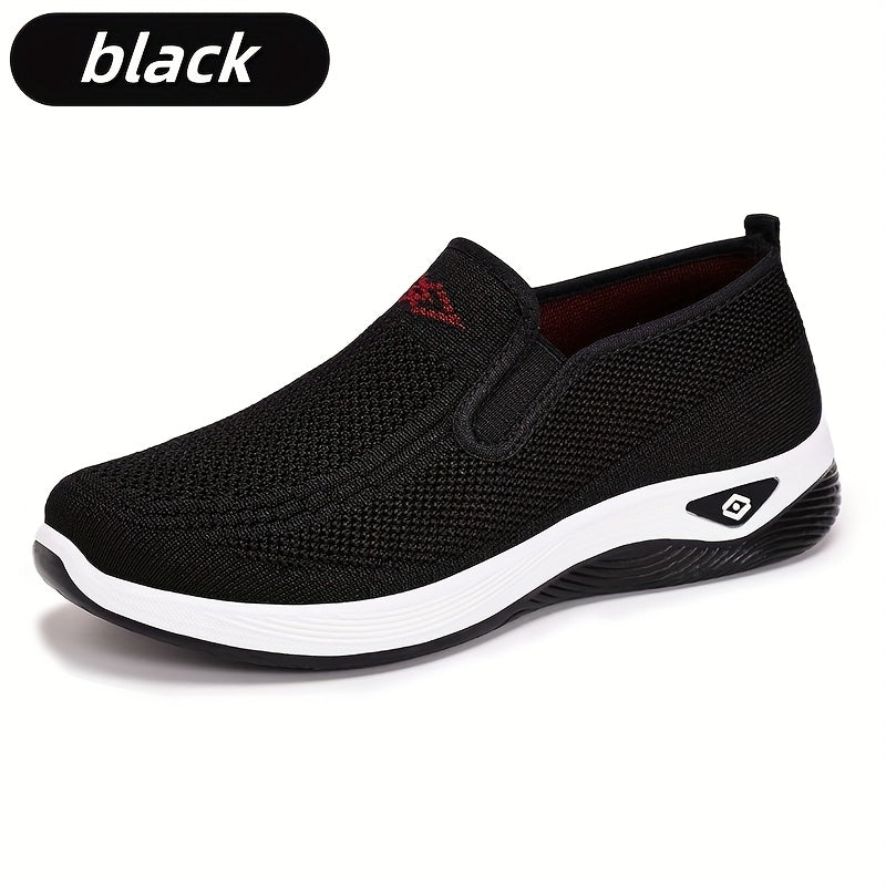 Women's Slip-On Sneakers Low Cut Comfort Walking Shoes Breathable Cushioned