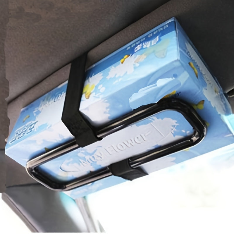 Car Tissue Storage Rack for Sun Visor and Backrest, Easy to Install, Travel Organizer