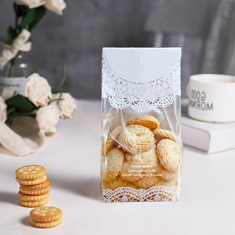 Lace Cookie Gift Bag for Weddings and Parties, Treat Packaging, Kids Birthday