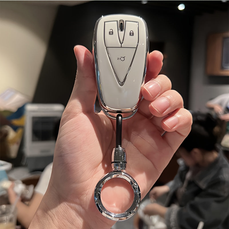 Чехол-накладка для автомобильного ключа из TPU для внедорожников, 3/4/5 кнопок, автомобильные аксессуары