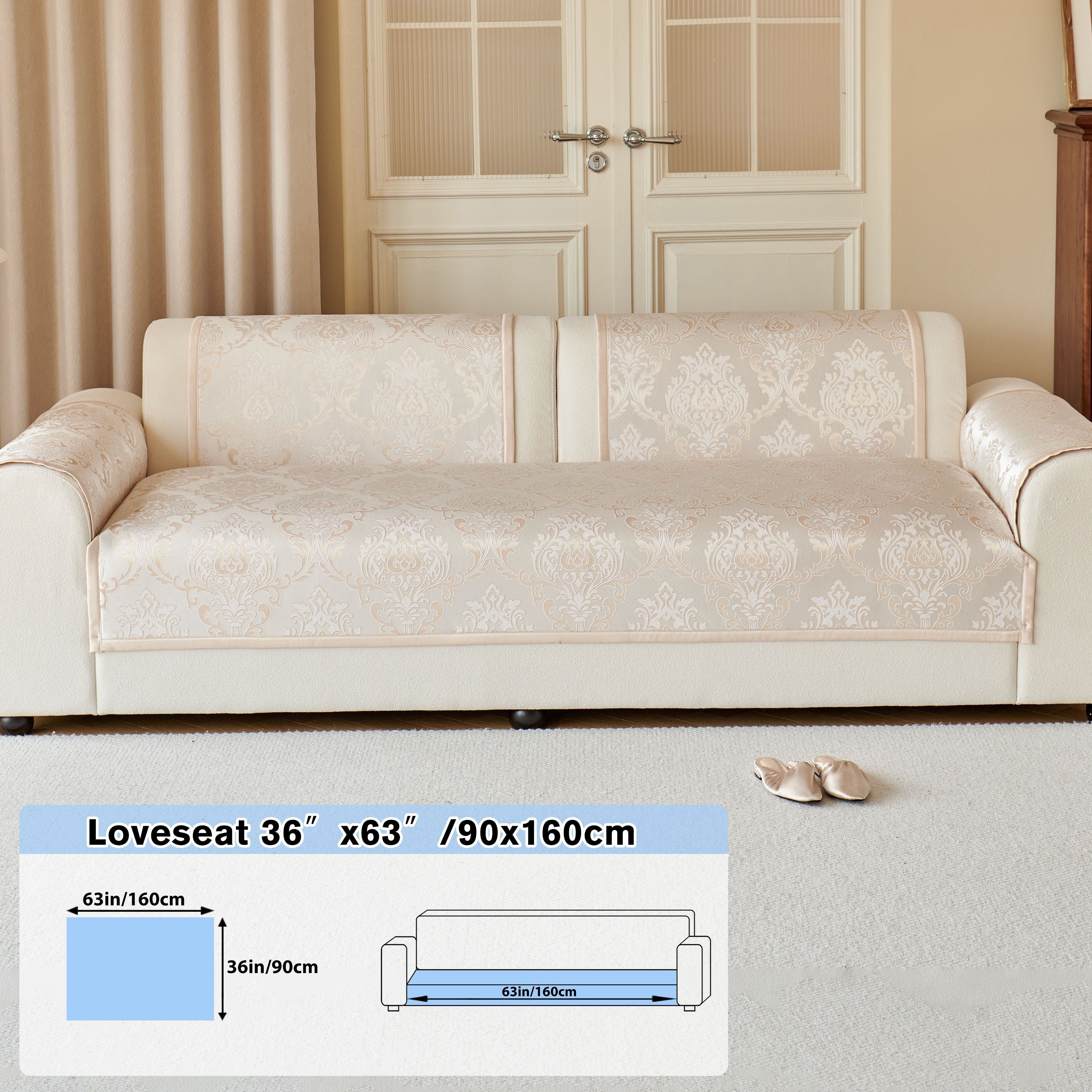 Серый цветочный чехол на диван для 1-4 мест, безопасный для домашних животных, нескользящий, моющийся в машине, из шенилла жаккарда, современный