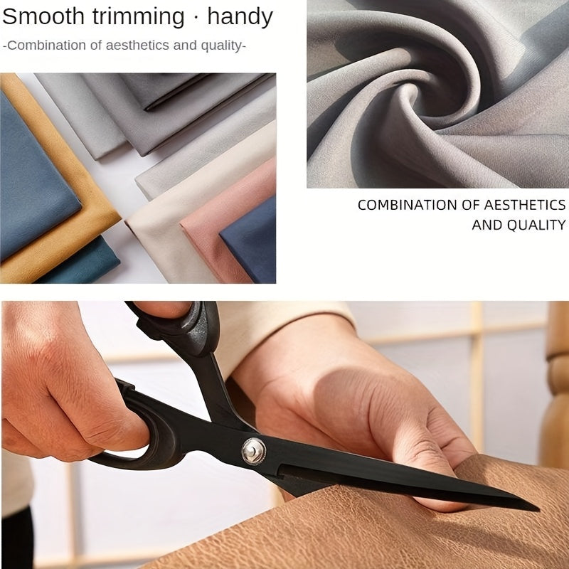 Large Stainless Steel Fabric Scissors with Ergonomic Grip for Sewing, Tailoring, and Crafting