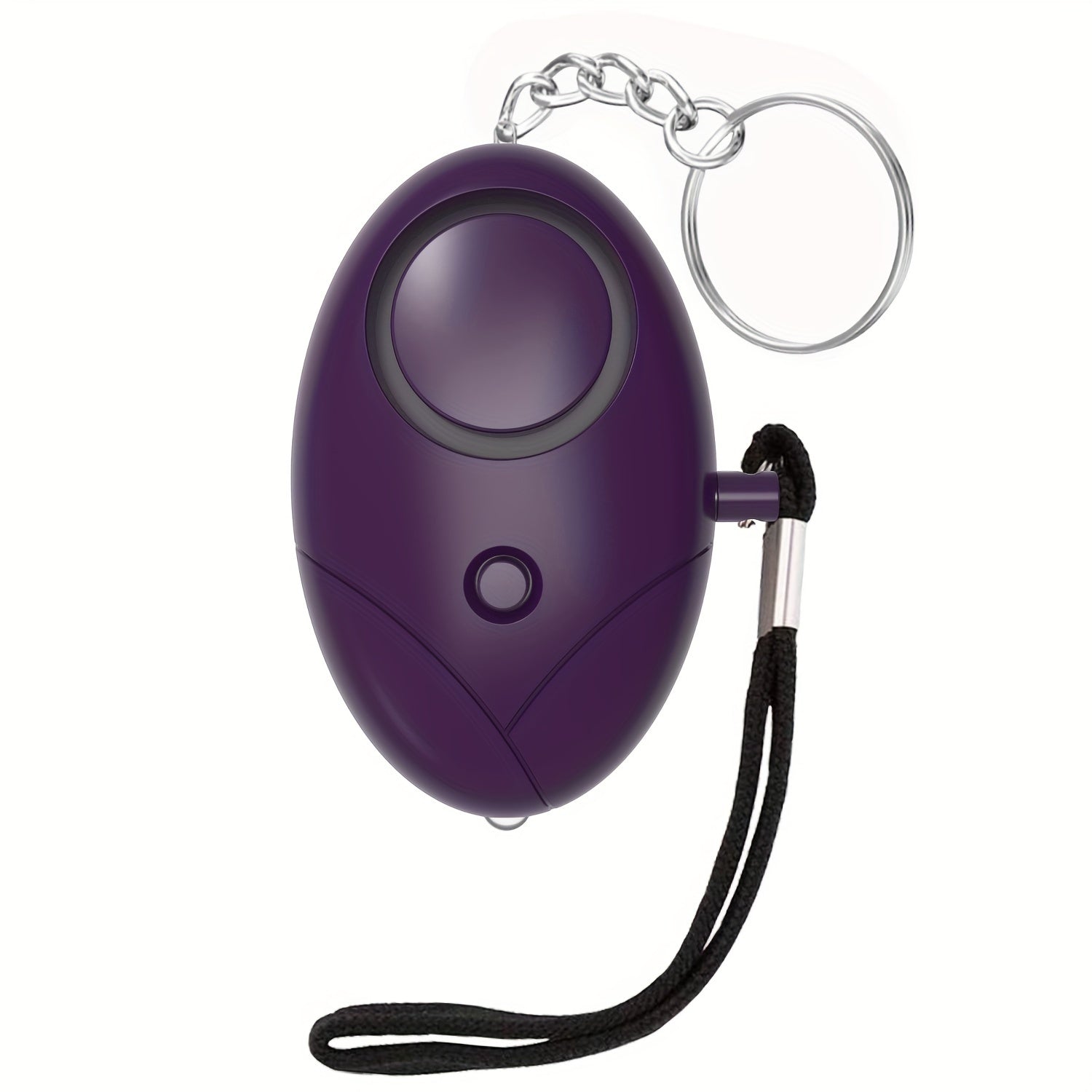 Women Men Elderly Personal Safety Alarm Keychain with LED Light 130DB