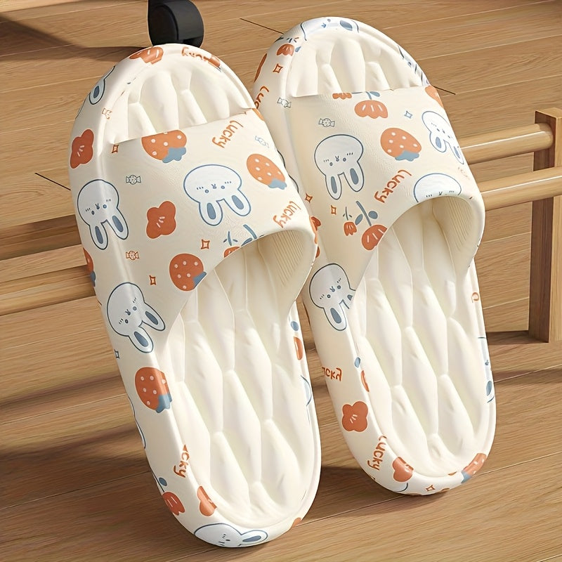 Women's Plus Size Summer Slides EVA Lightweight Comfortable Indoor Outdoor Beach Slippers