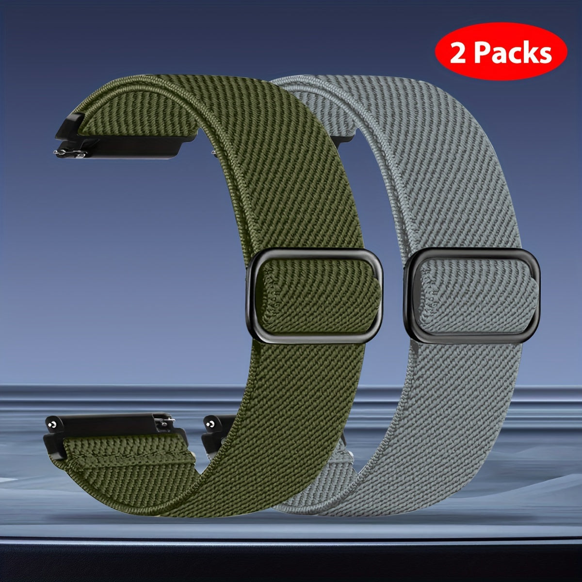 Эластичные нейлоновые ремешки для часов Galaxy Watch 4, 5 и Pro 20мм, 22мм, 40мм, 44мм, 45мм