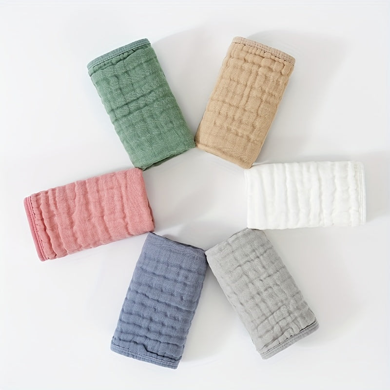 Набор из 6 муслиновых пеленок для отрыгивания, мягкие и быстро впитывающие пеленки для младенцев, идеальные рождественские и хэллоуинские подарки как для мальчиков, так и для девочек