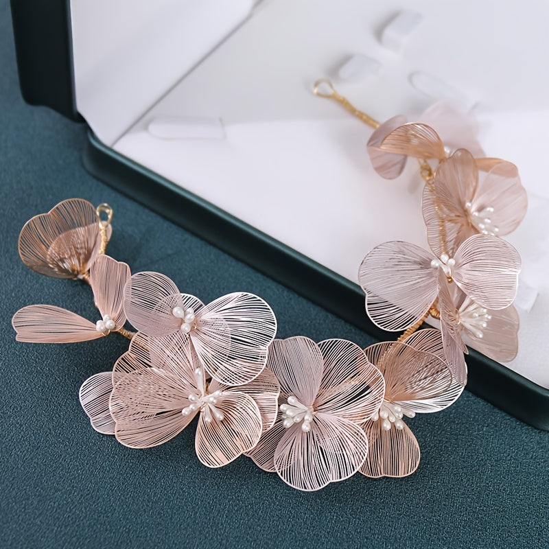 Handmade Lace Flower Headdress for Wedding Bridal Hair Accessories