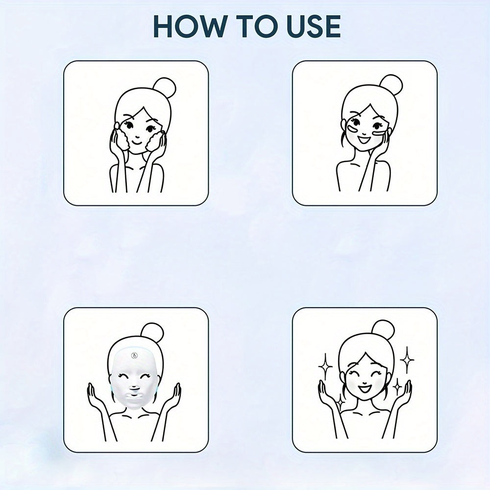 USB Rechargeable 7 Color Beauty Mask Device for Women with 400mAh Battery