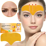 10pcs Forehead Firming Patches Smoothes Tightens Face Skin