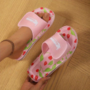 Women's Summer Fabric Sandals Open Toe EVA Sole Hook-and-Loop Closure