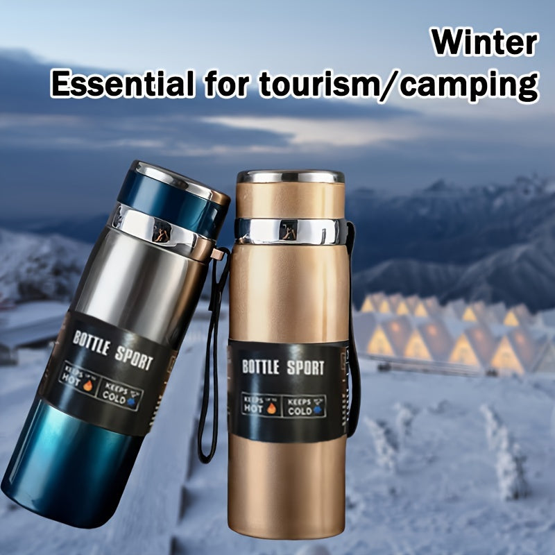 Stainless Steel Vacuum Insulated Water Bottle 800ml 27oz ichimliklarni 24 soat sovuq tutadi