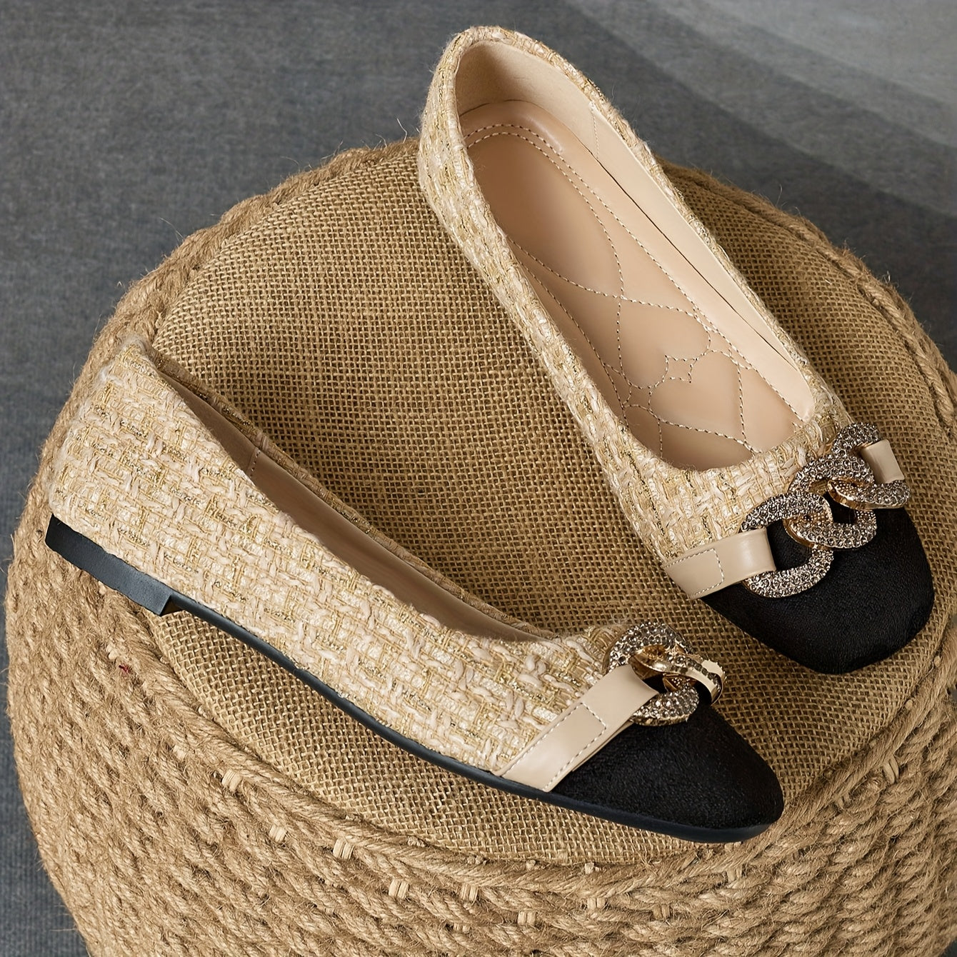 Women's Flat Shoes Casual Slip-On Loafers White Burgundy Comfortable Flats